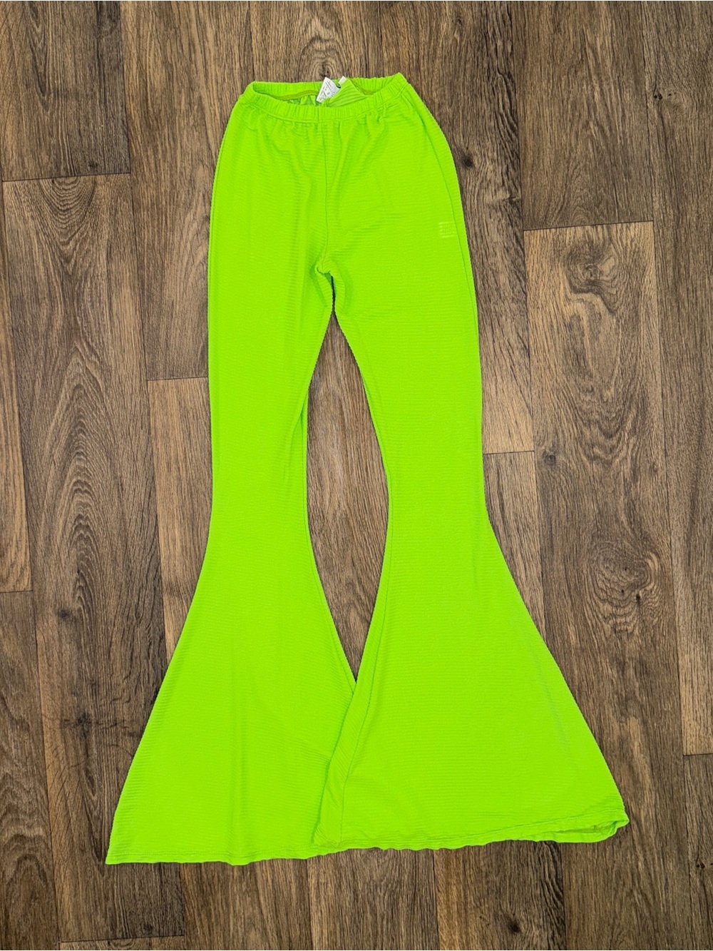 her pony the label green high waisted flares